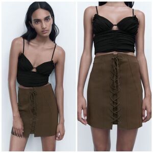 Zara Lace Skirt Mini
